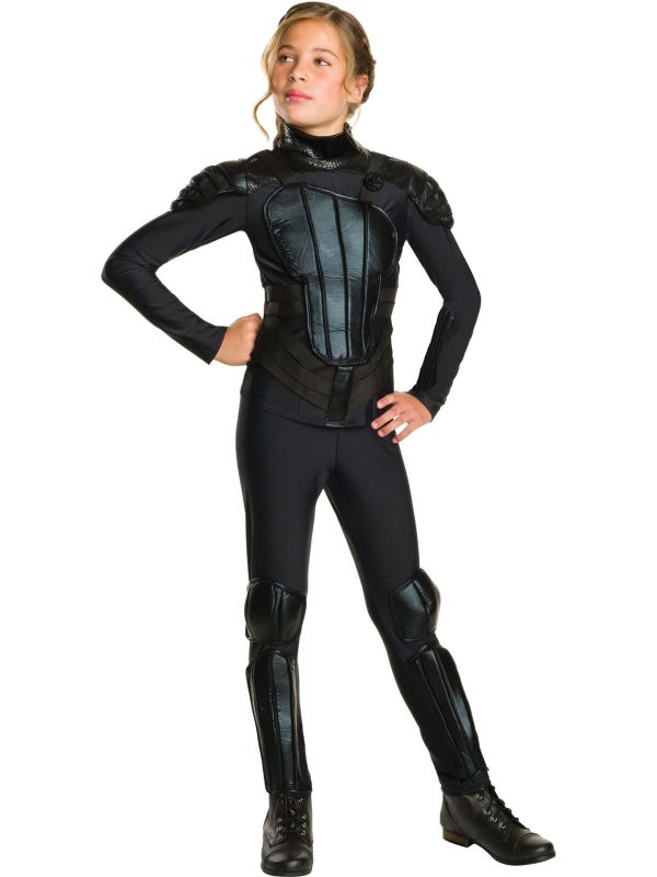 Hunger Games Katniss Everdeen Meisjes Kostuum Zwart