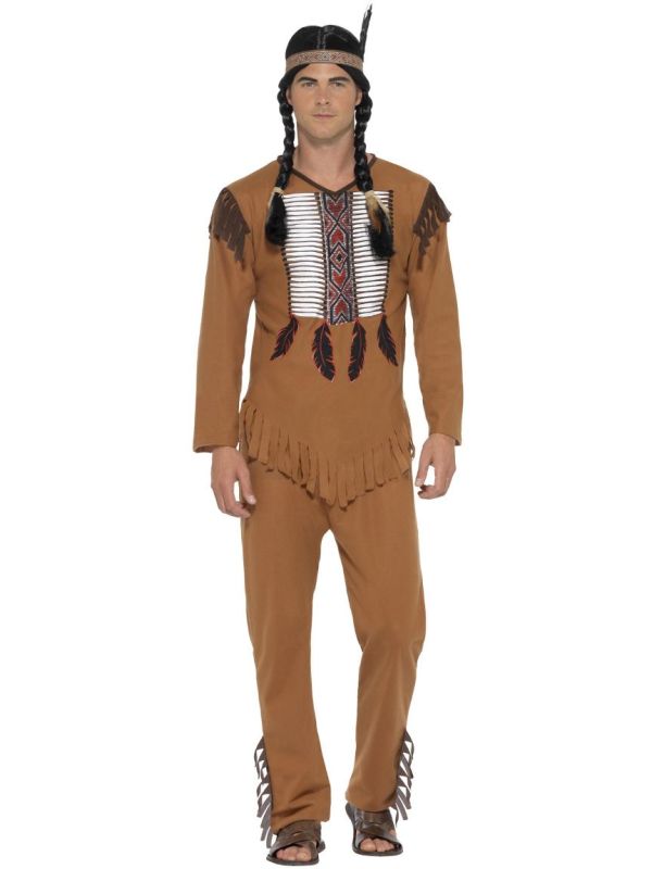 Indianen Heren Krijgen Kostuum