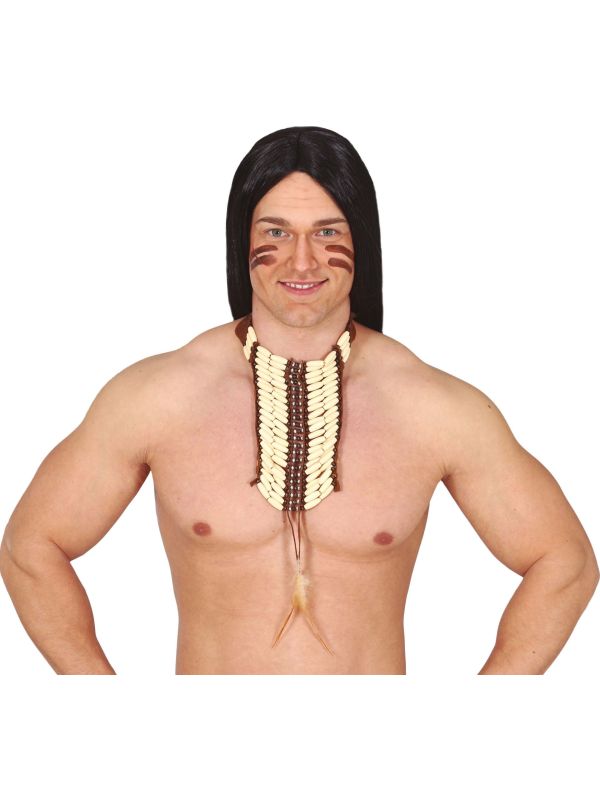 Indianen Kralen Borstketting