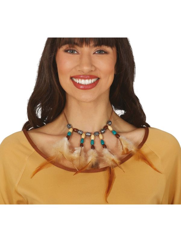 Indianen Veren Ketting