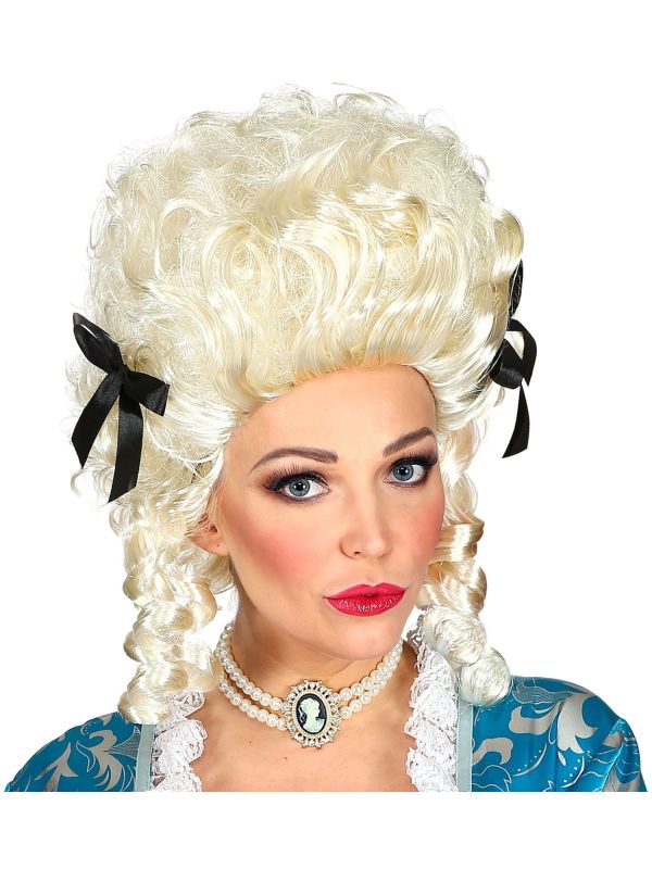 Ivoorkleurige Koloniale Pruik Dames