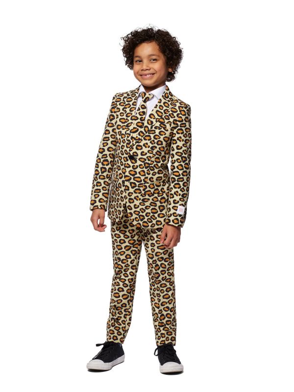 Jaguar Dierenprint Opposuits Kostuum Jongens