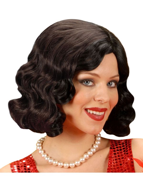 Jaren 20 Zwarte Pruik