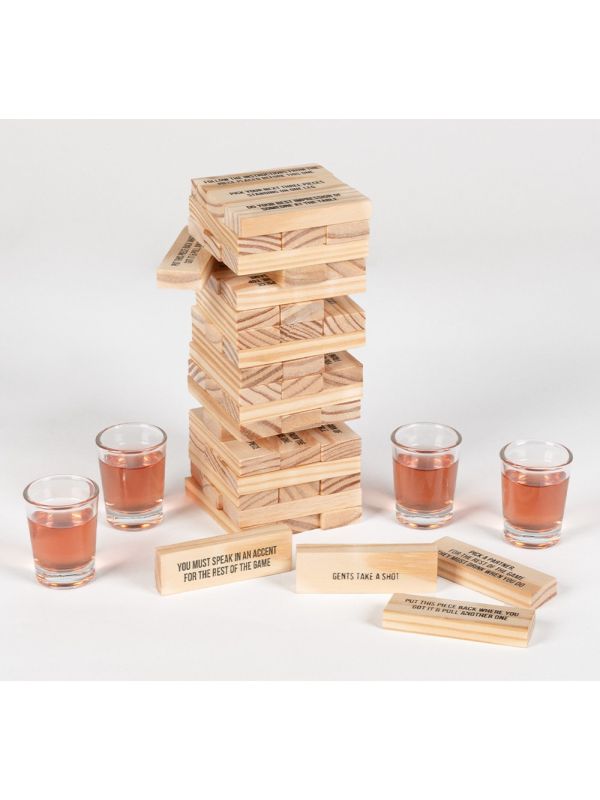 Jenga Drankspel Drinking tower