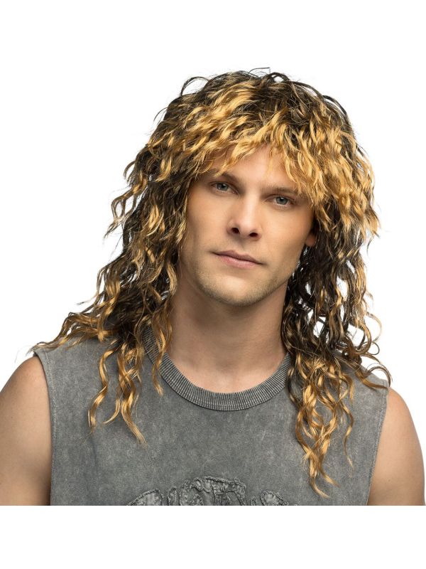 John Bon Jovi Rockster Pruik Blond