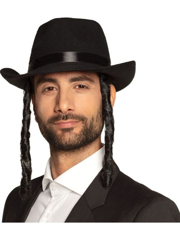 Joodse Rabbi Hoed met Haar