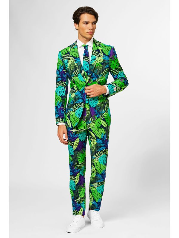 Jungle Bladeren Opposuits Kostuum