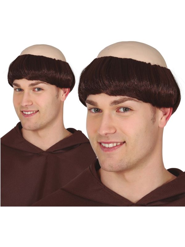 Kale Monnik Pruik Bruin