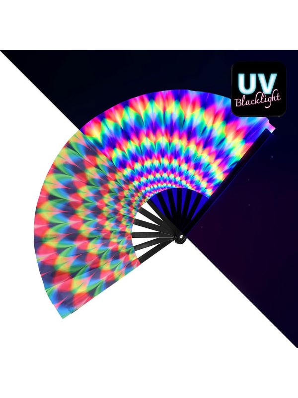 Kaleidoscoop Regenboog Festival Handwaaier X