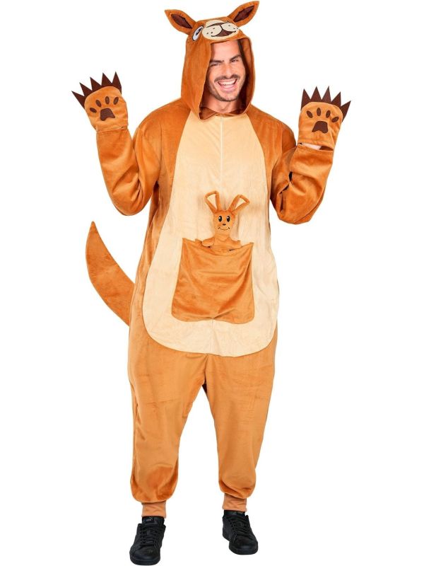 Kangoeroe Onesie Dames Heren Met Baby