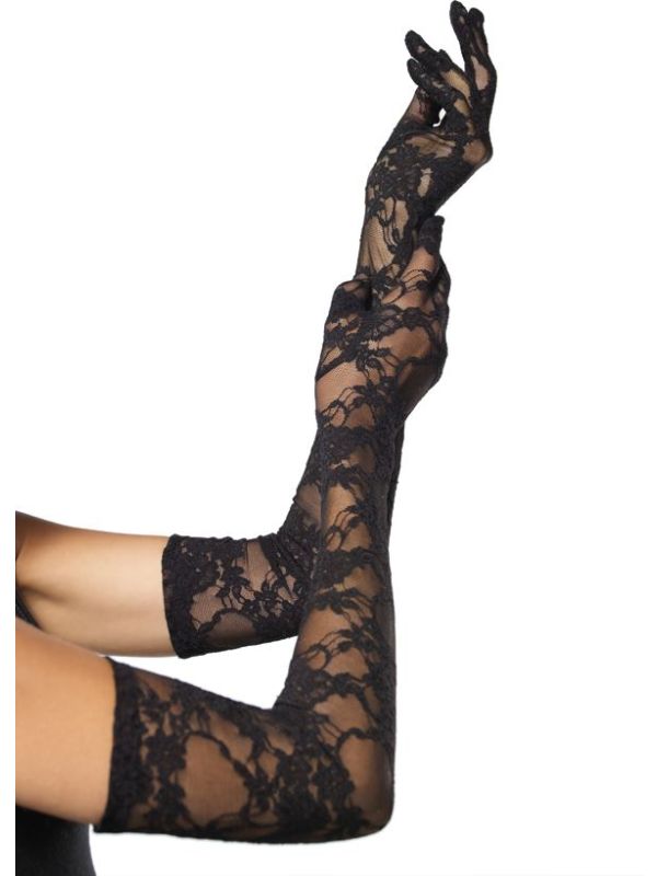 Kanten Lange Elleboog Handschoenen