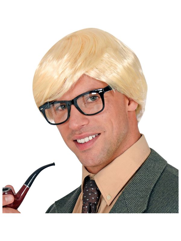 Karel Blonde Pruik Heren