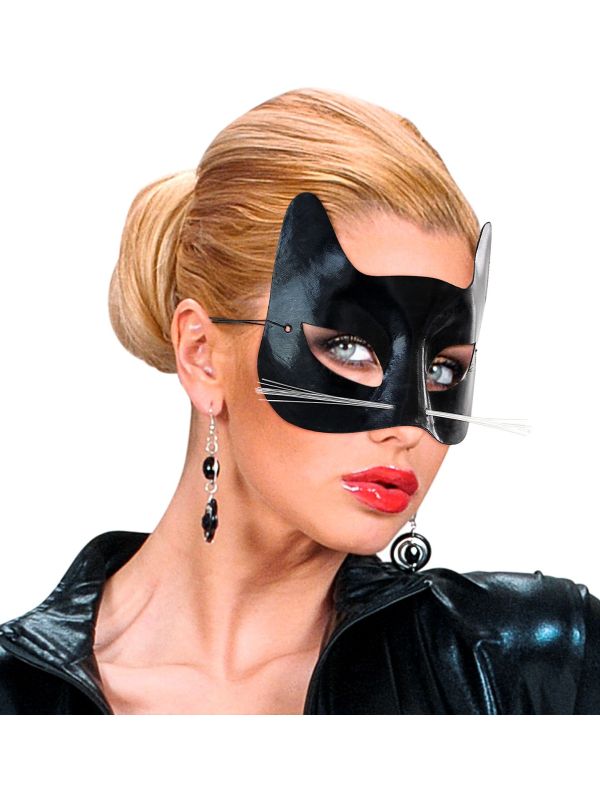 Kat Oogmasker Zwart