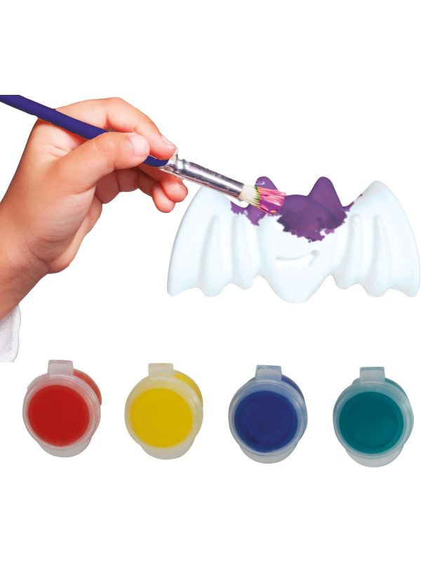 Keramische Vleermuis Knutselset Inclusief Verf 8cm