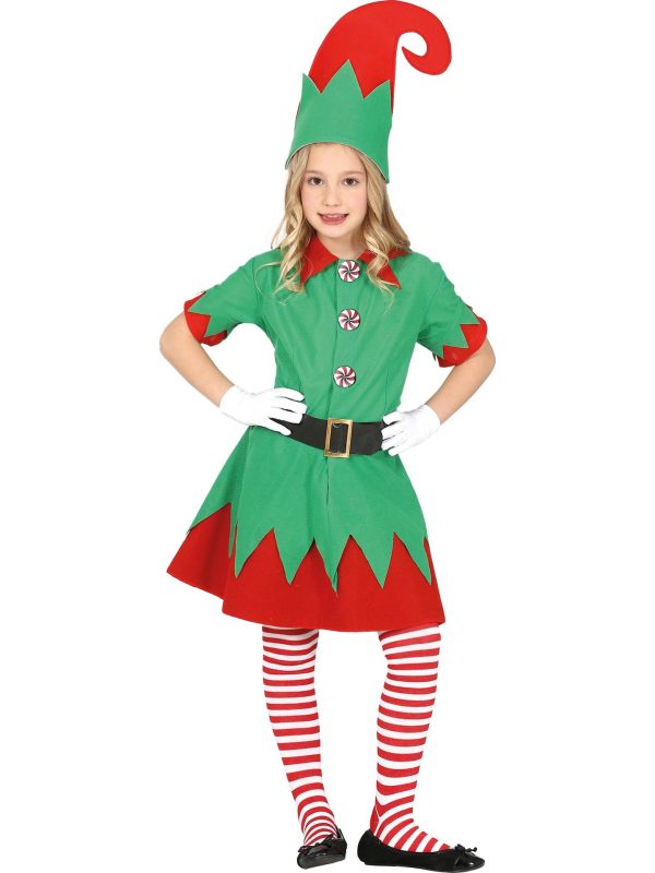Kerst Elf Jurkje Kind