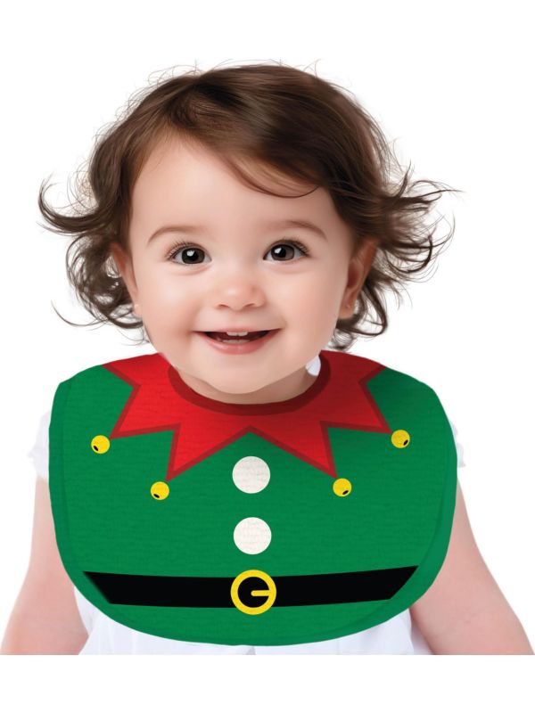 Kerst Elf Slabbetje Baby
