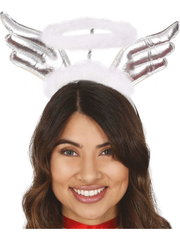Kerst Engel Haarband met Vleugels en Halo