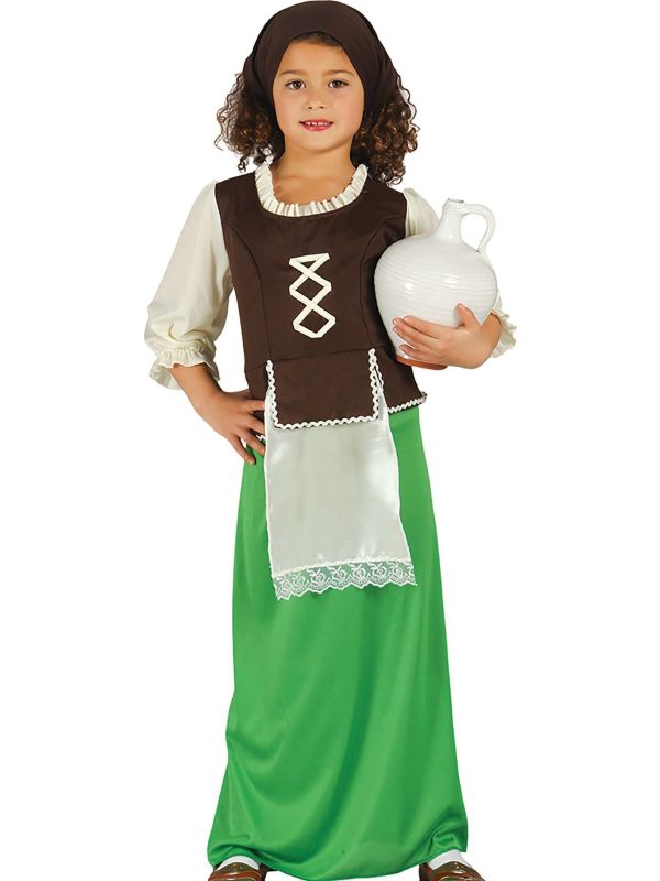 Kerst Herderin Groen