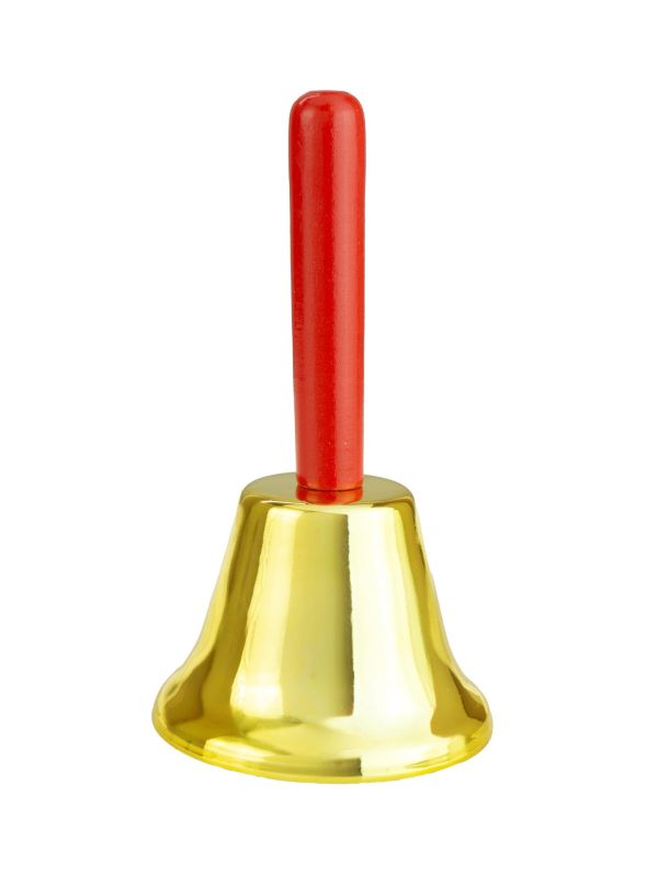 Kerstbel Kerstman Goud