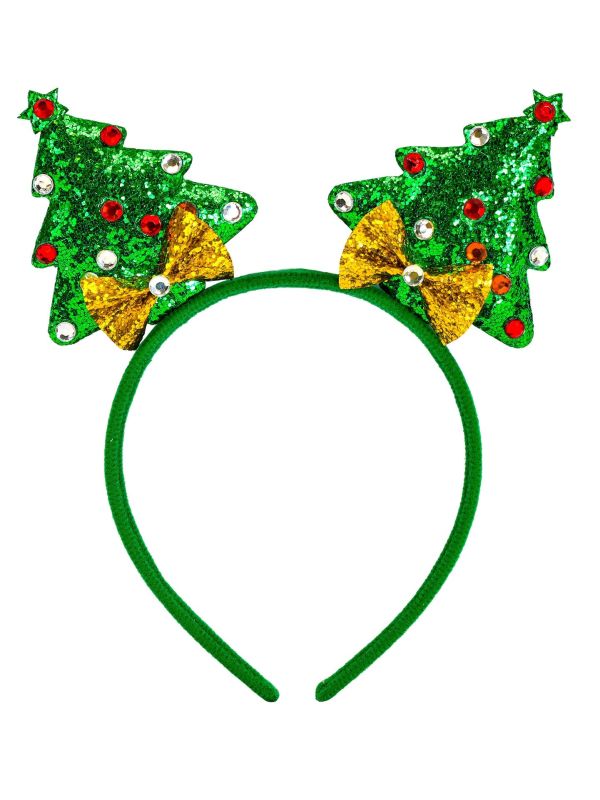 Kerstboom Haarband Dames Heren
