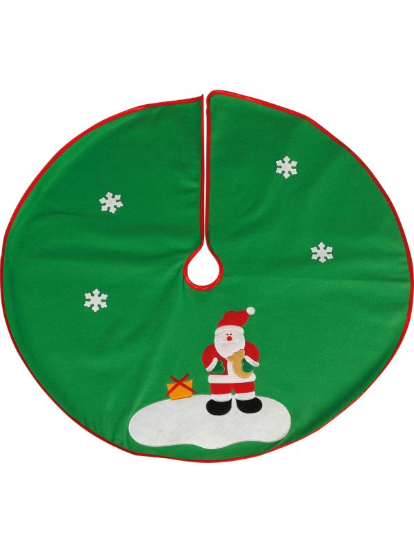 Kerstboom Kleed Kerstman Groen 90cm