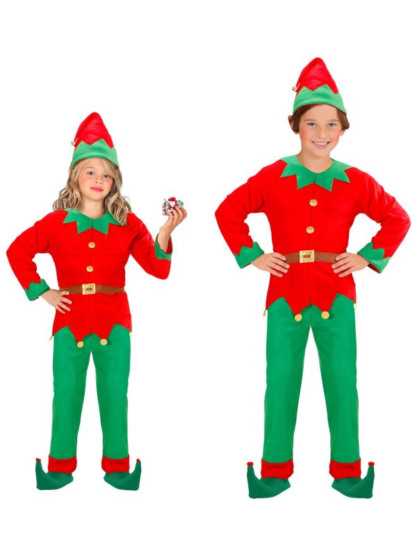 Kerstelf Hulpje Kostuum Kind