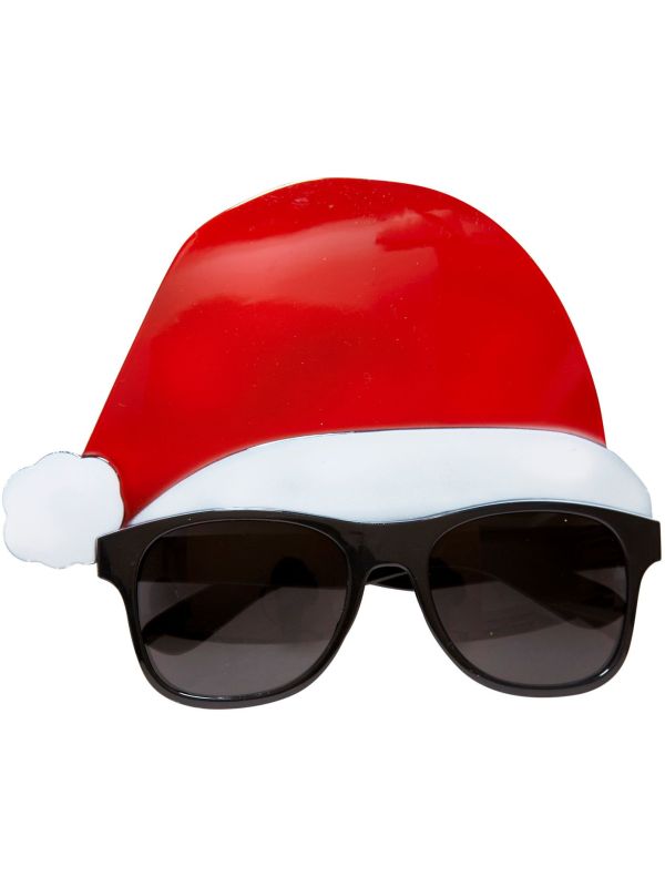 Kerstman Bril met Muts