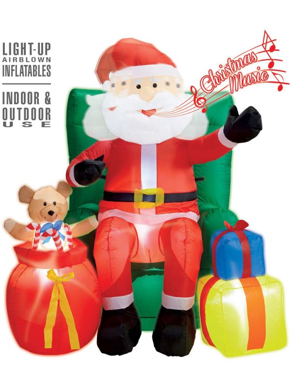 Kerstman Decoratie Opblaasbaar