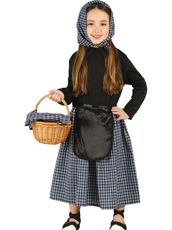 Kerstmarkt Verkoopster Kostuum Kind