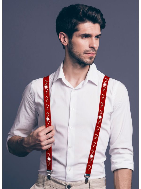 Kerstmis Candy Cane Bretels