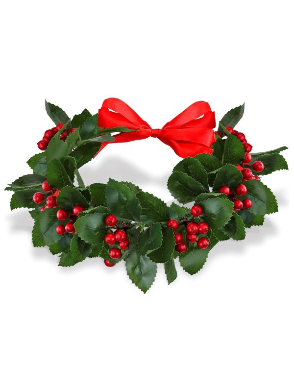 Kerstmis Lauwerkrans met Rode Strik