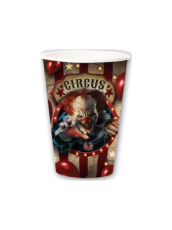 Killer Clown Circus Partybekers 355ml