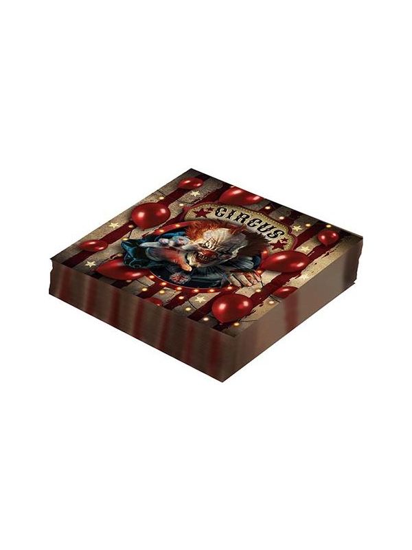 Killer Clown Circus Servetten