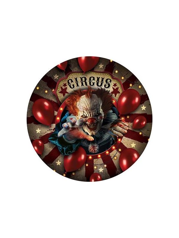 Killer Clown Circus Wegwerp Bordjes