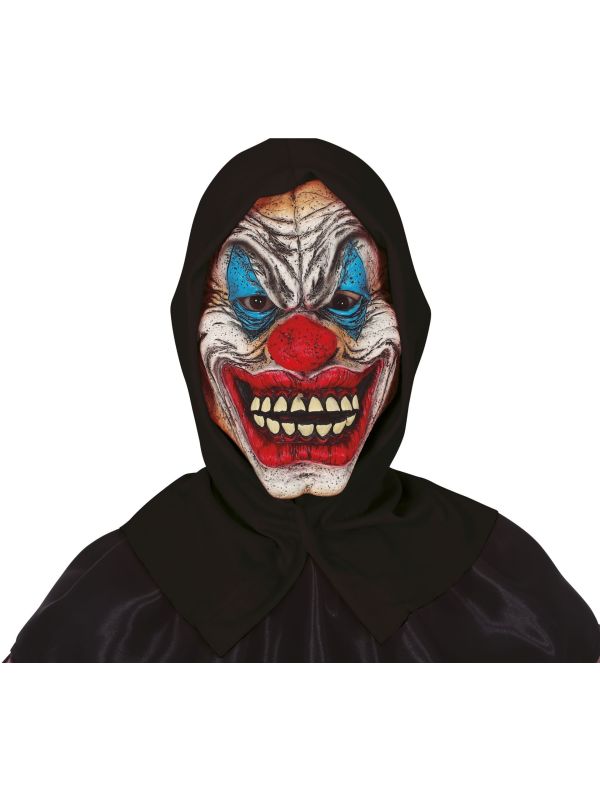 Killer Clown Masker met Capuchon