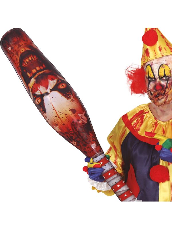 Killerclown Opblaasbare Honkbalknuppel
