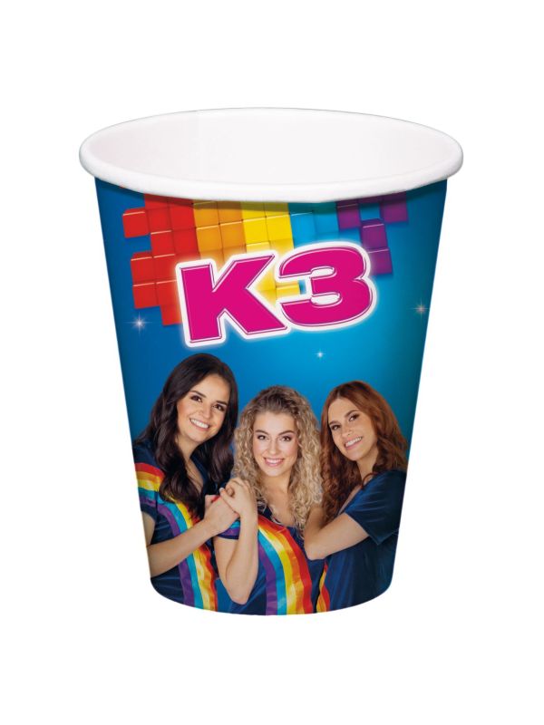Kinderfeestje K3 Bekers 6 Stuks