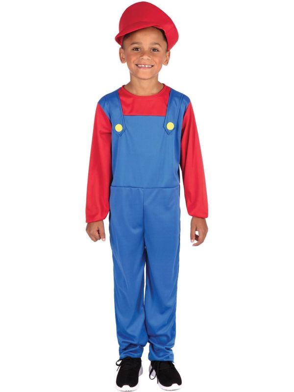 Klassiek Mario Jumpsuit Kinderen