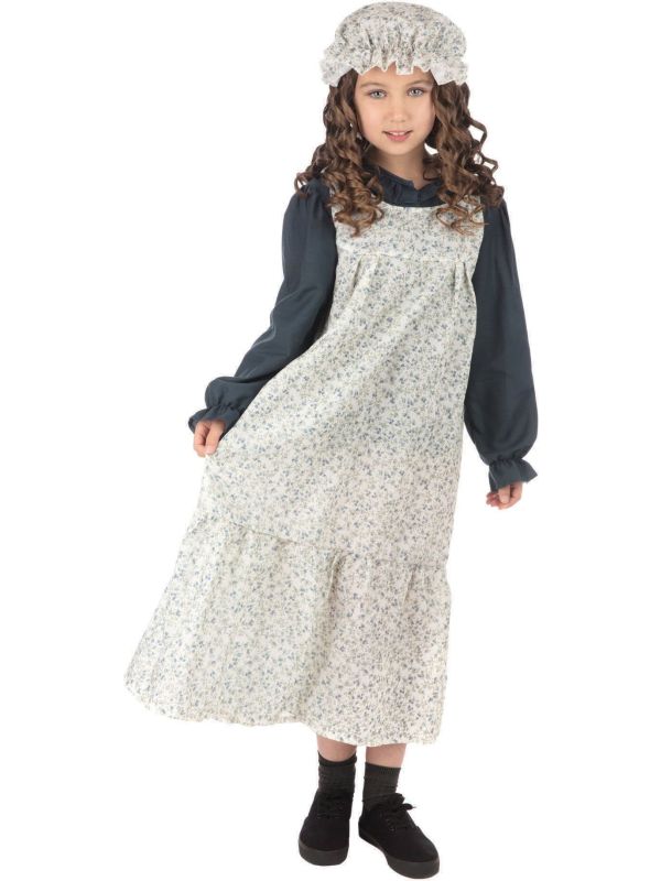 Klassiek Victoriaans Meisje Kostuum Kind