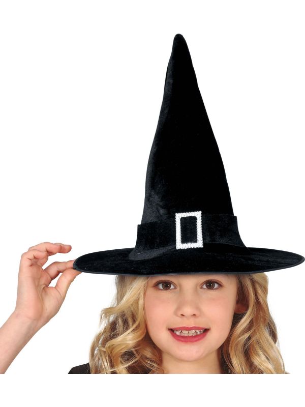 Klassieke Zwarte Heksenhoed Kinderen