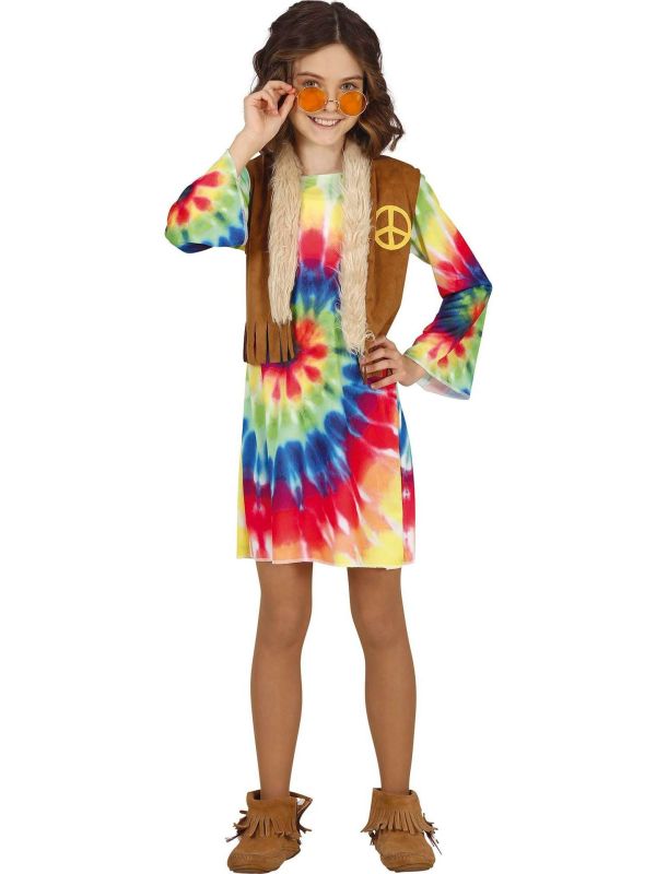 Kleurrijk Hippie Jurk Meisje