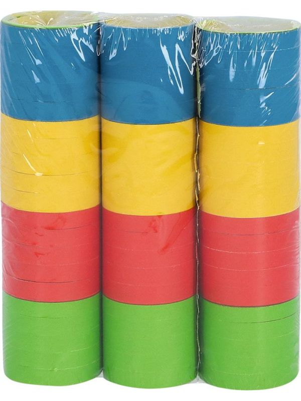 Kleurrijke Serpentineset 4 Meter 3 Rollen