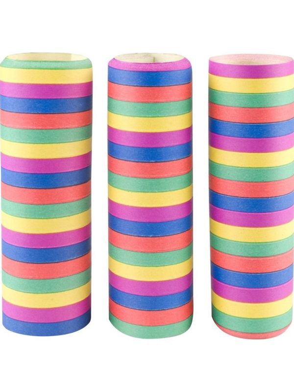 Kleurrijke Serpetine Rollen Carnaval