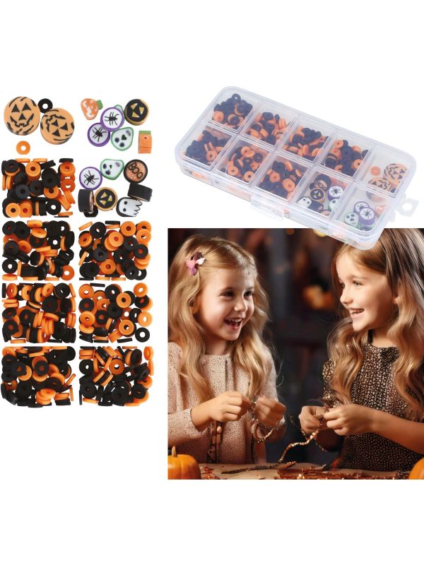 Knutselset Halloween Oranje Armbanden 512 Stuks