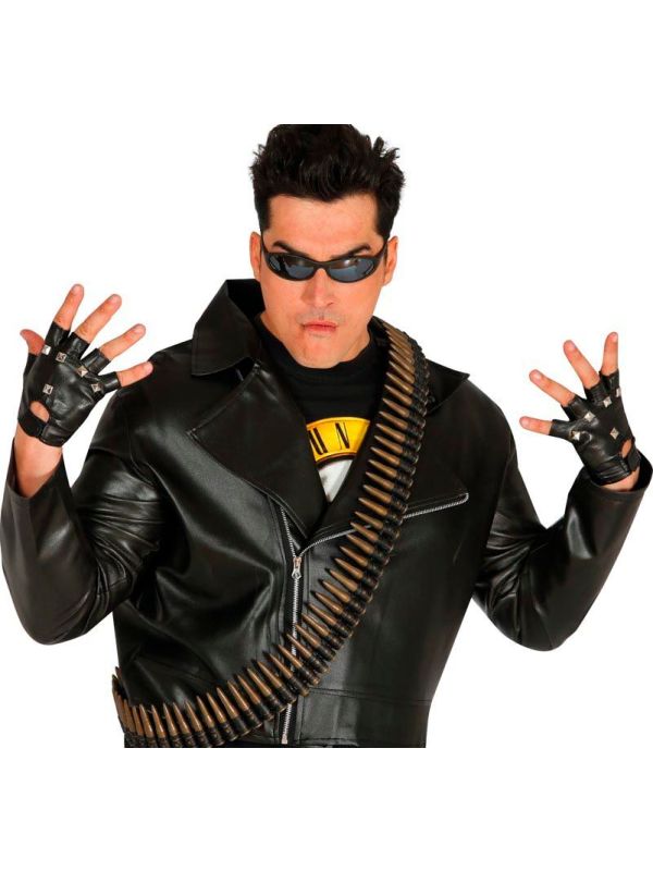 Korte Punker Handschoenen met Studs