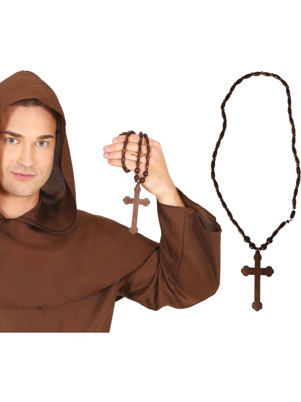 Kruis Ketting Klooster Bruin