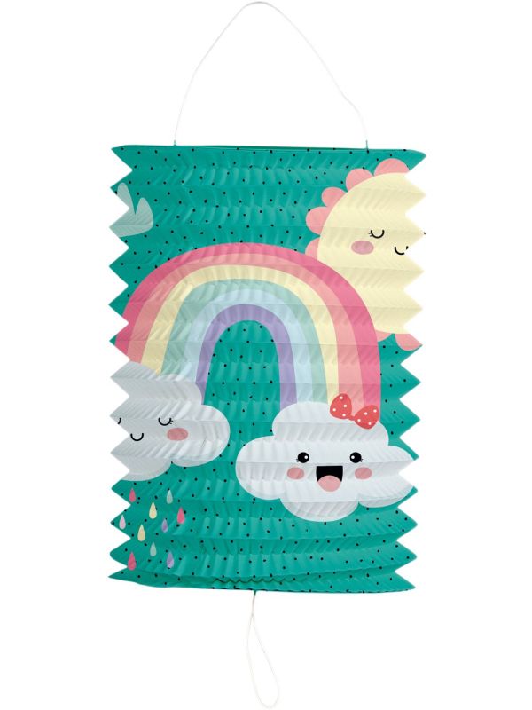 Lampion Regenboog Wolkjes
