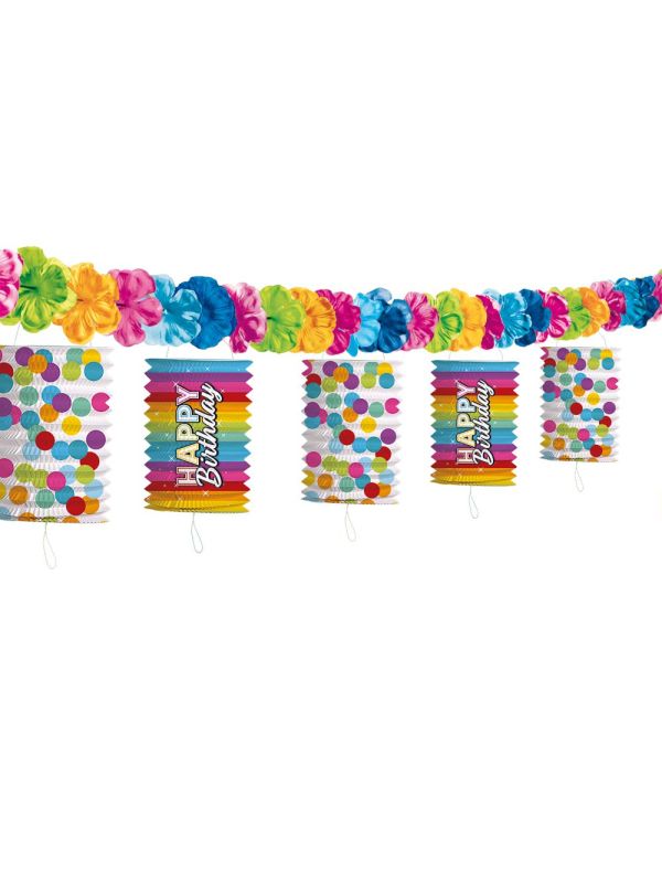 Lampion Slinger Rainbow Bday 3,6 Meter