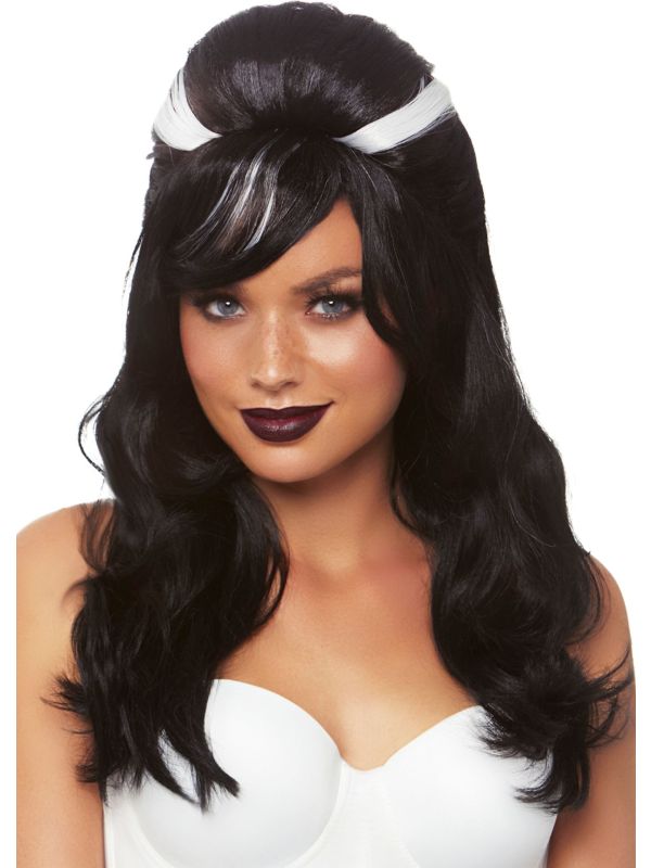 Lange Getoupeerde Pruik