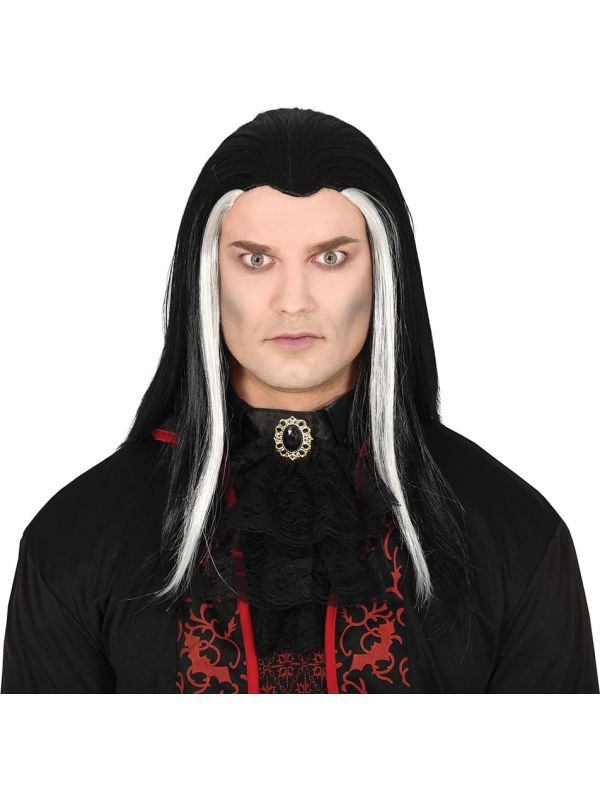 Lange Vampier Pruik Heren
